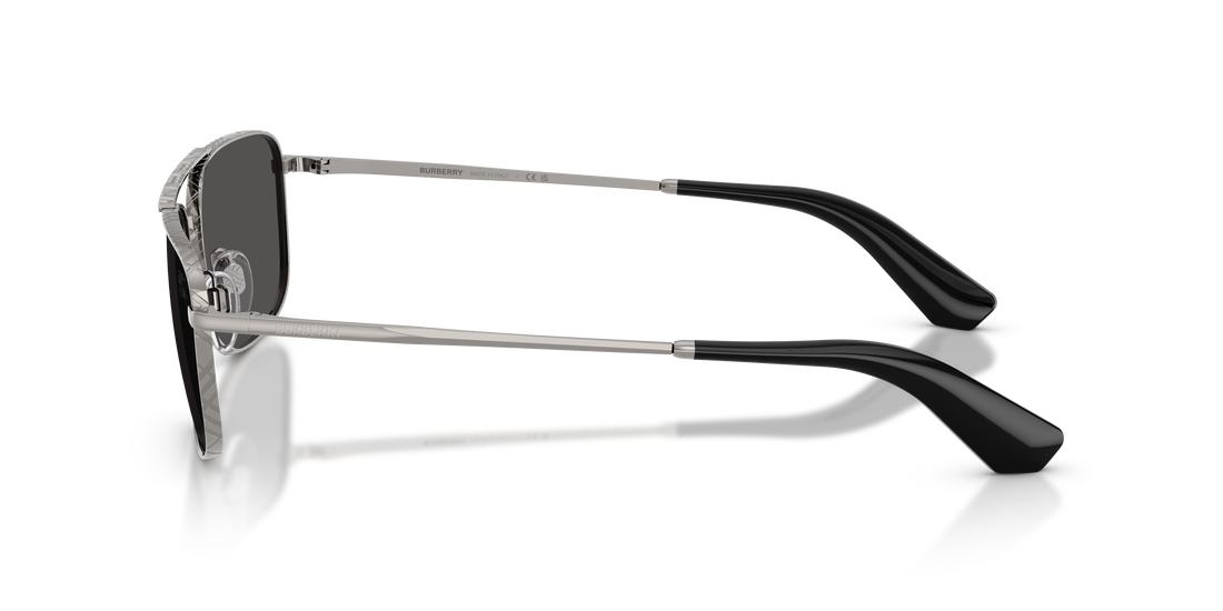 Lunettes de soleil burberry be3170 100387 gris pilot masculino taille 59mm - Vue détaillée