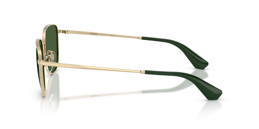 Lunettes de soleil burberry be3171 110971 dorado square masculino taille 57mm - Vue détaillée