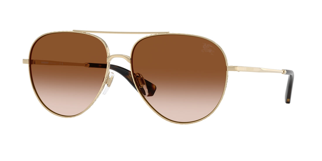 Occhiali da sole burberry be3172 110913 dorado pilot unisex taglia 59mm - Vista principale