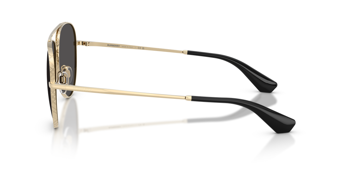 Lunettes de soleil burberry be3172 110987 dorado pilot unisex taille 59mm - Vue détaillée
