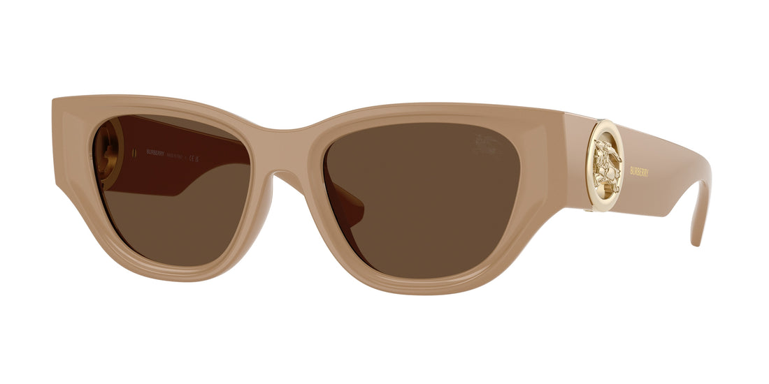 Occhiali da sole burberry be4467u 399073 beige cat eye femenino taglia 52mm - Vista principale