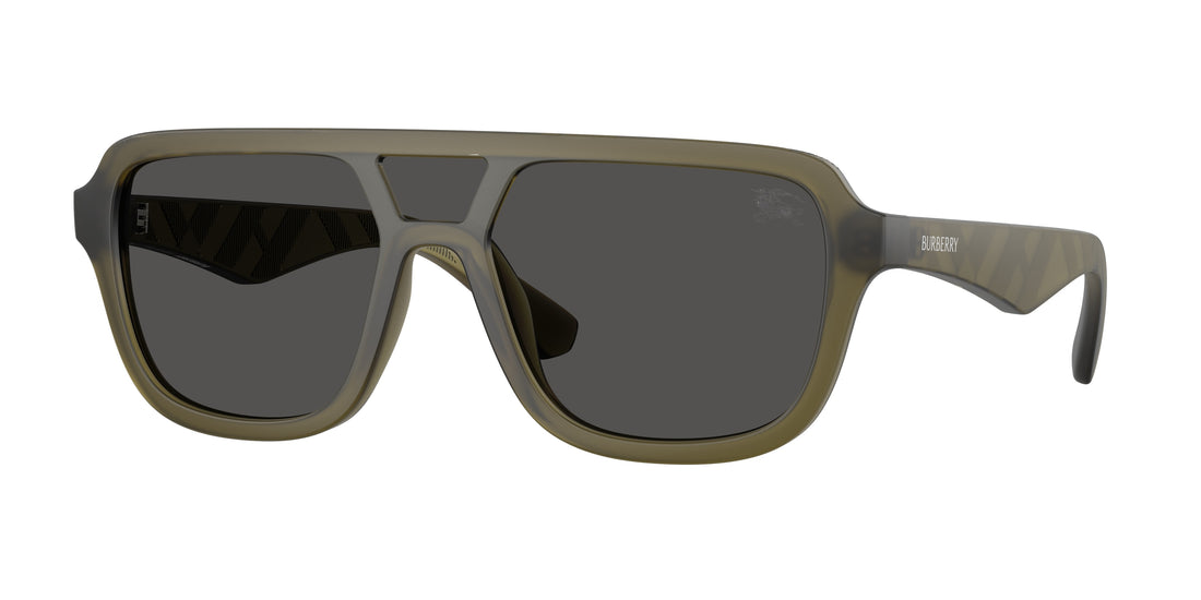 Occhiali da sole burberry be4474u 421287 verde pilot masculino taglia 28mm - Vista principale