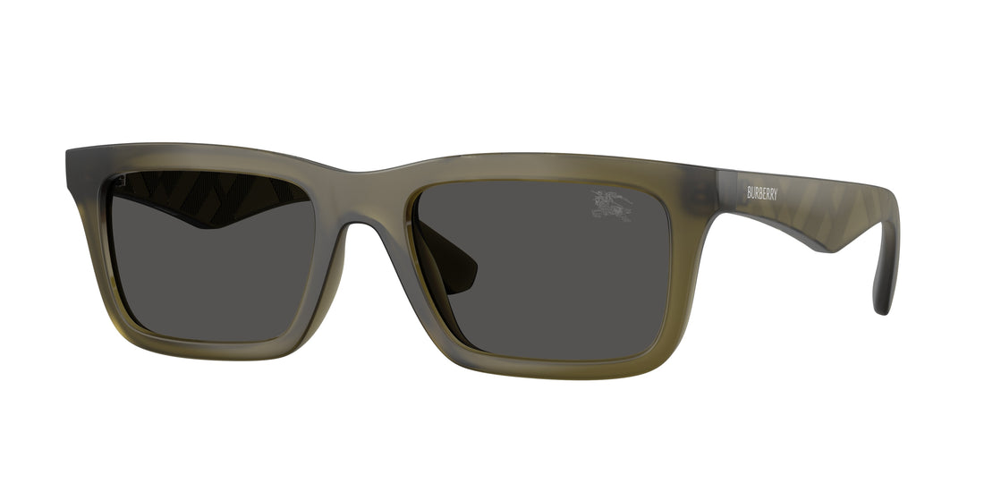 Occhiali da sole burberry be4475u 421287 verde rectangular masculino taglia 53mm - Vista principale