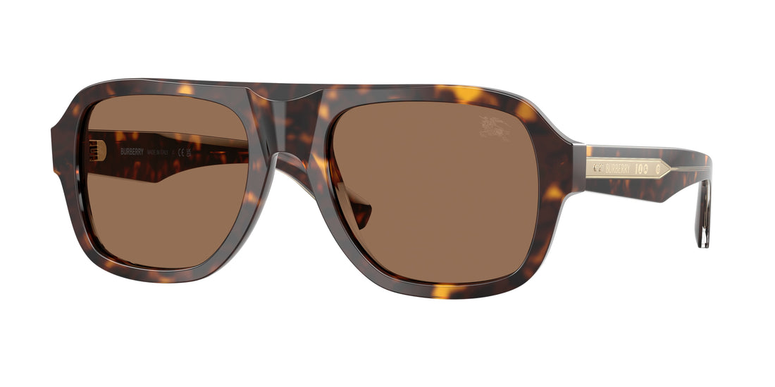 Occhiali da sole burberry be4478 420573 marron pilot masculino taglia 55mm - Vista principale
