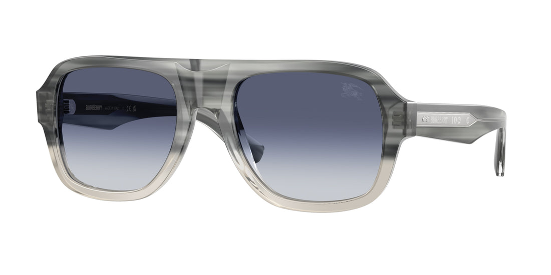 Occhiali da sole burberry be4478 420814 gris pilot masculino taglia 55mm - Vista principale
