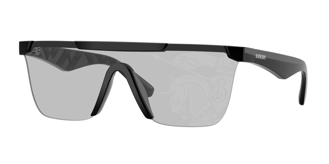 Occhiali da sole burberry be4480d 300169 negro rectangular unisex taglia 41mm - Vista principale