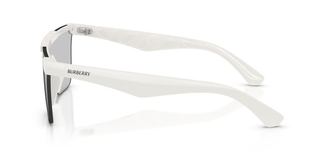 Occhiali da sole burberry be4480d 417269 blanco rectangular unisex taglia 41mm - Vista dettagliata