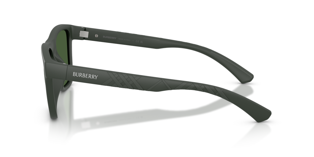 Occhiali da sole burberry be4482u 423271 verde square masculino taglia 55mm - Vista dettagliata