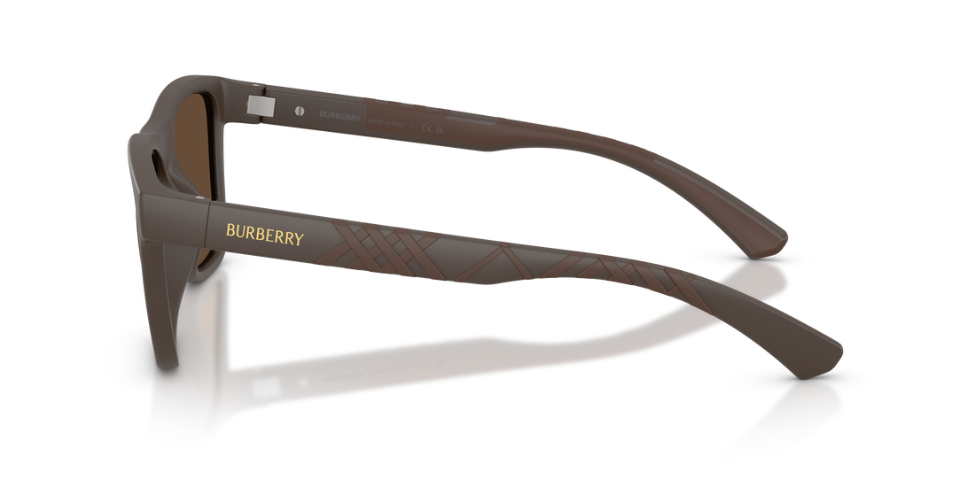 Occhiali da sole burberry be4482u 423473 marron square masculino taglia 55mm - Vista dettagliata