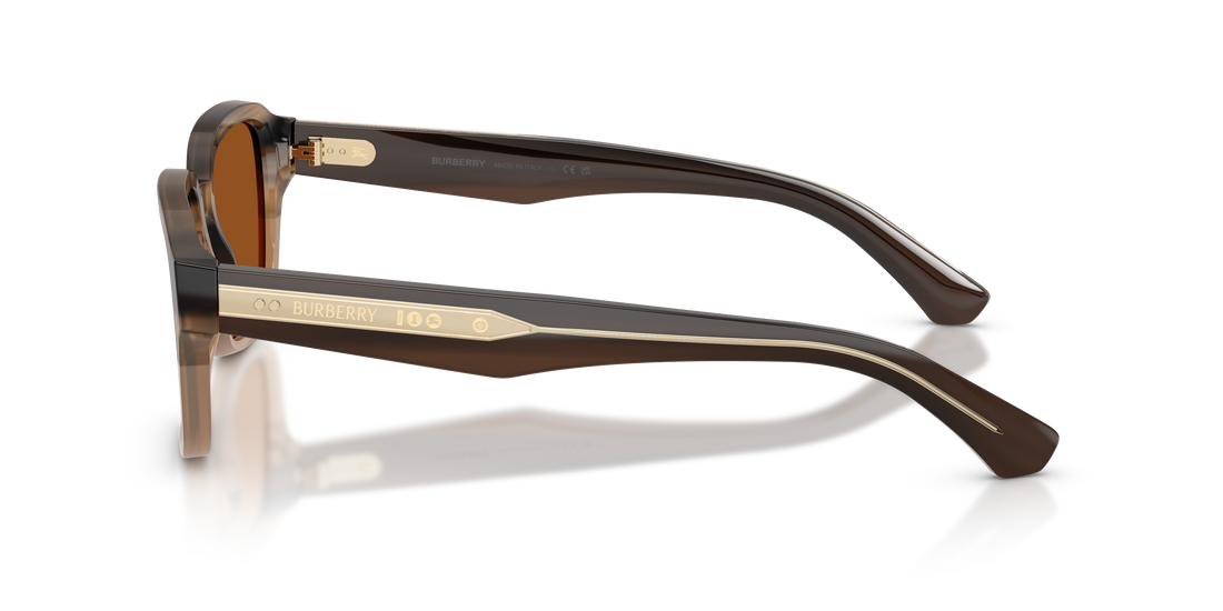 Lunettes de soleil burberry be4484 420773 beige square masculino taille 53mm - Vue détaillée