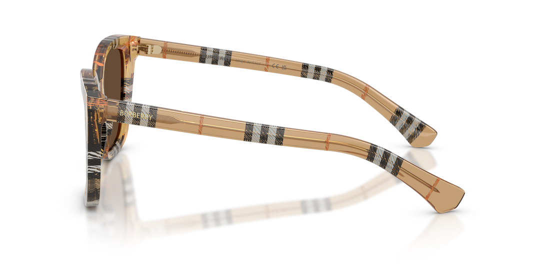 Sonnenbrillen burberry be4487 416373 marron square femenino größe 52mm - Detailansicht