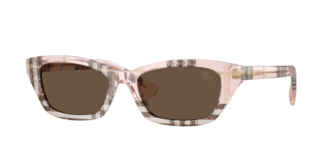 Occhiali da sole burberry be4488 422173 rosa rectangular femenino taglia 52mm - Vista principale