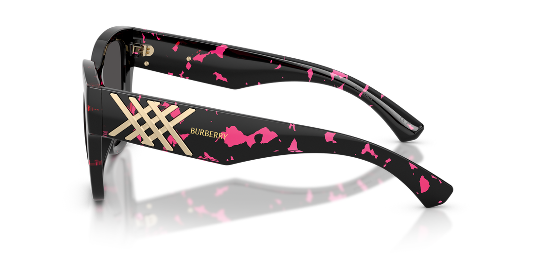 Lunettes de soleil burberry be4489u 412687 violeta square femenino taille 53mm - Vue détaillée