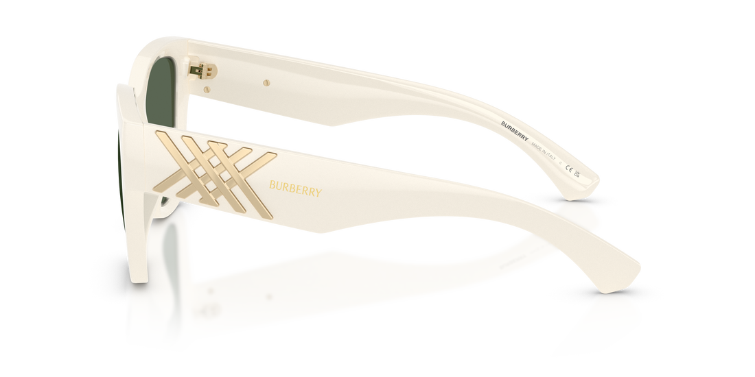 Occhiali da sole burberry be4489u 421871 blanco square femenino taglia 53mm - Vista dettagliata