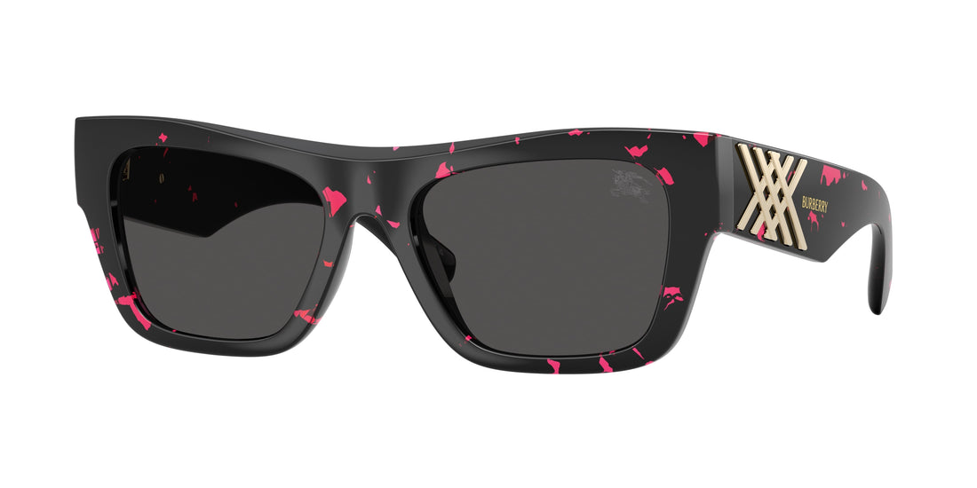 Lunettes de soleil burberry be4490u 412687 violeta rectangular femenino taille 53mm - Vue principale