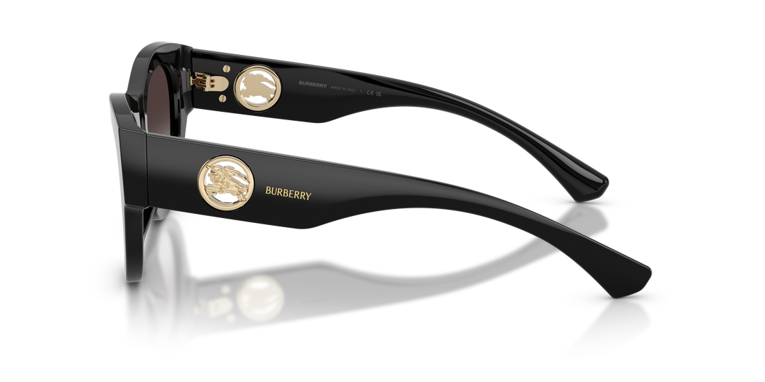 Occhiali da sole burberry be4491 30018g negro round femenino taglia 52mm - Vista dettagliata