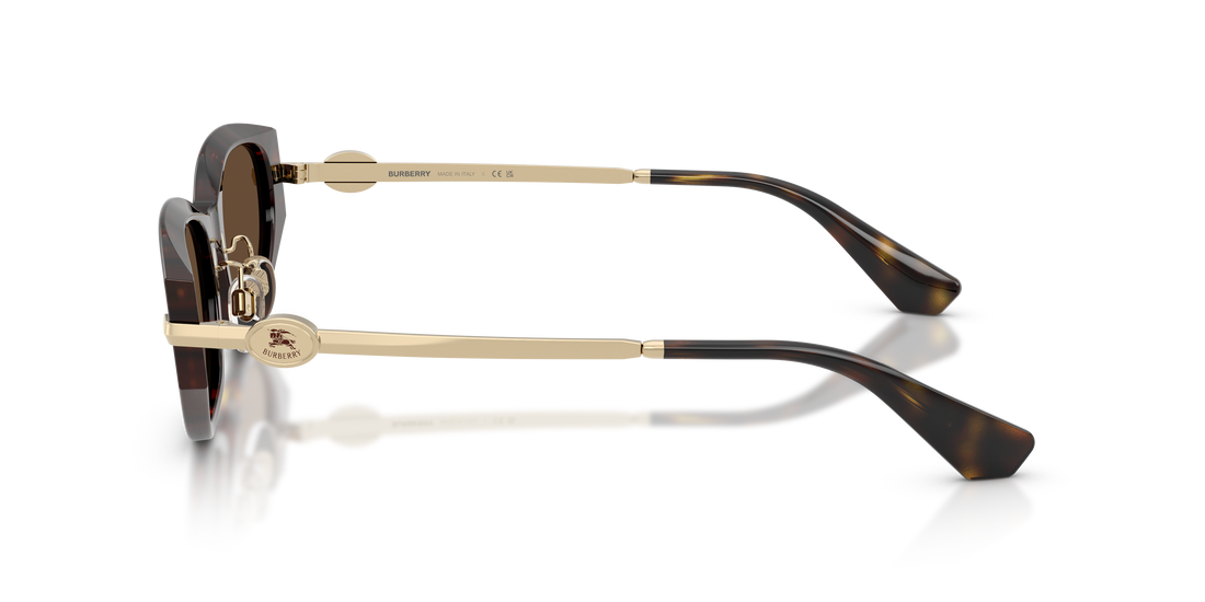 Sonnenbrillen burberry be4493d 300273 marron irregular femenino größe 56mm - Detailansicht