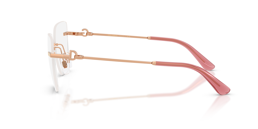 Gafas graduadas dolce & gabbana dg1363 1298 dorado cat eye femenino talla 56mm - Vista de detalle