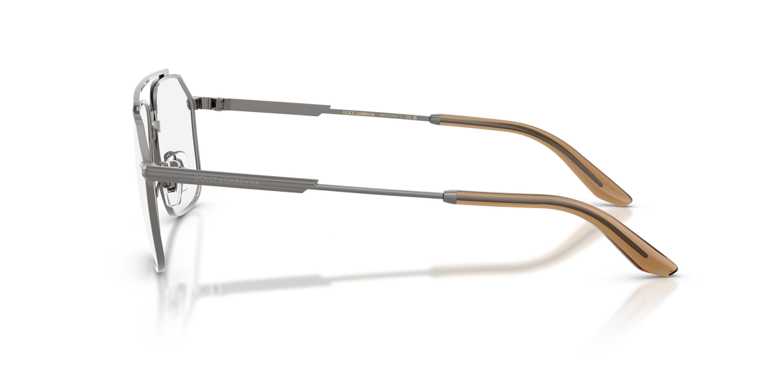 Gafas graduadas dolce & gabbana dg1364 1335 marron pilot masculino talla 58mm - Vista de detalle