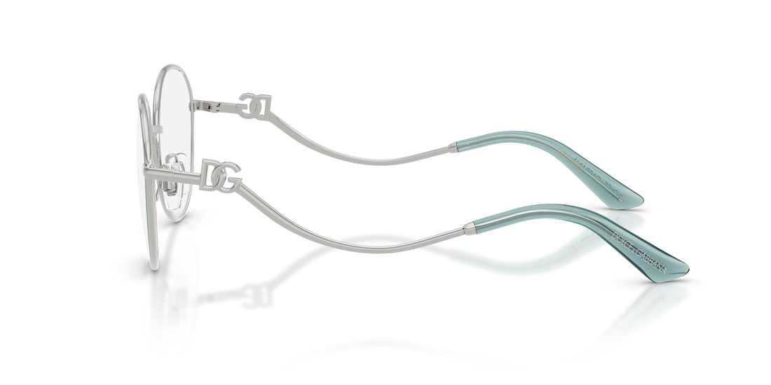 Gafas graduadas dolce & gabbana dg1365 1325 plateado round femenino talla 53mm - Vista de detalle