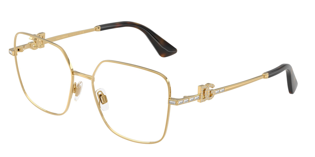 Gafas graduadas dolce & gabbana dg1367b 02 dorado square femenino talla 54mm - Vista principal