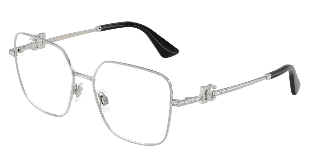 Gafas graduadas dolce & gabbana dg1367b 05 plateado square femenino talla 54mm - Vista principal