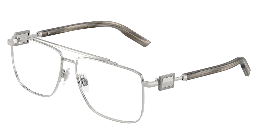 Brillen dolce & gabbana dg1368 05 plateado pilot masculino größe 56mm - Hauptansicht