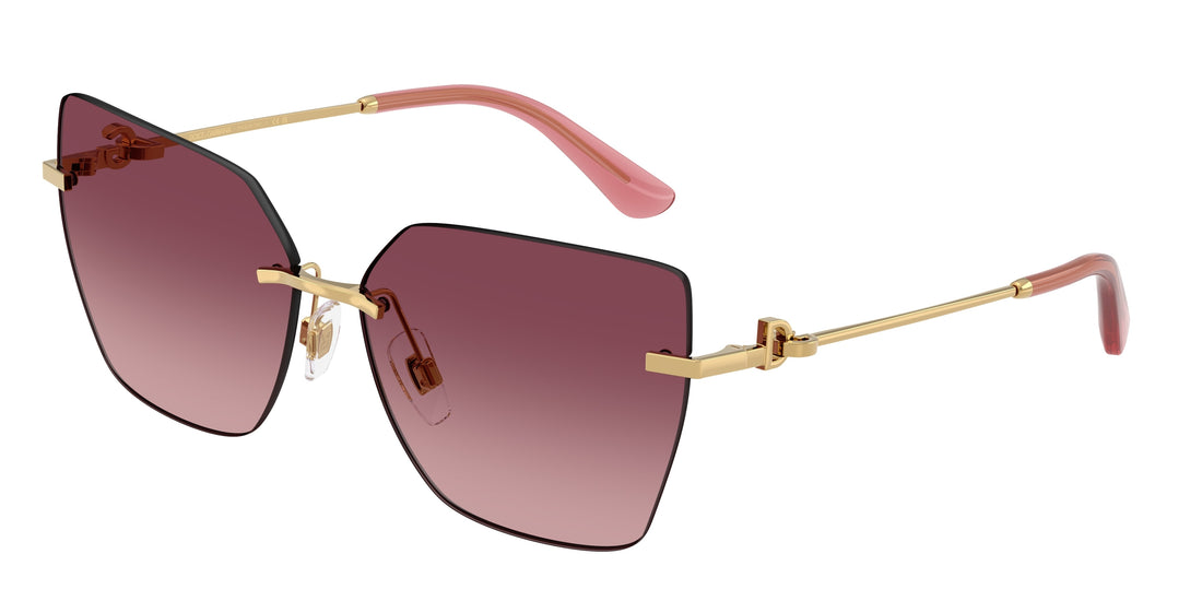 Sunglasses dolce & gabbana dg2321 02/8d dorado cat eye femenino size 62mm - Main view