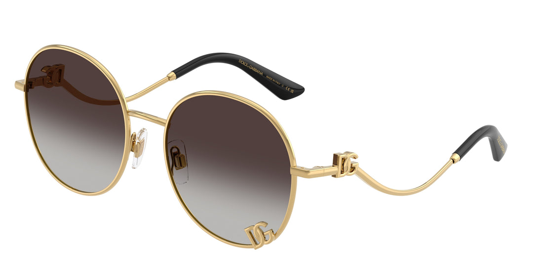 Occhiali da sole dolce & gabbana dg2324 02/8g dorado round femenino taglia 56mm - Vista principale