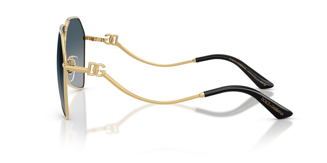 Sunglasses dolce & gabbana dg2326 02/79 dorado pilot femenino size 62mm - Detailed view