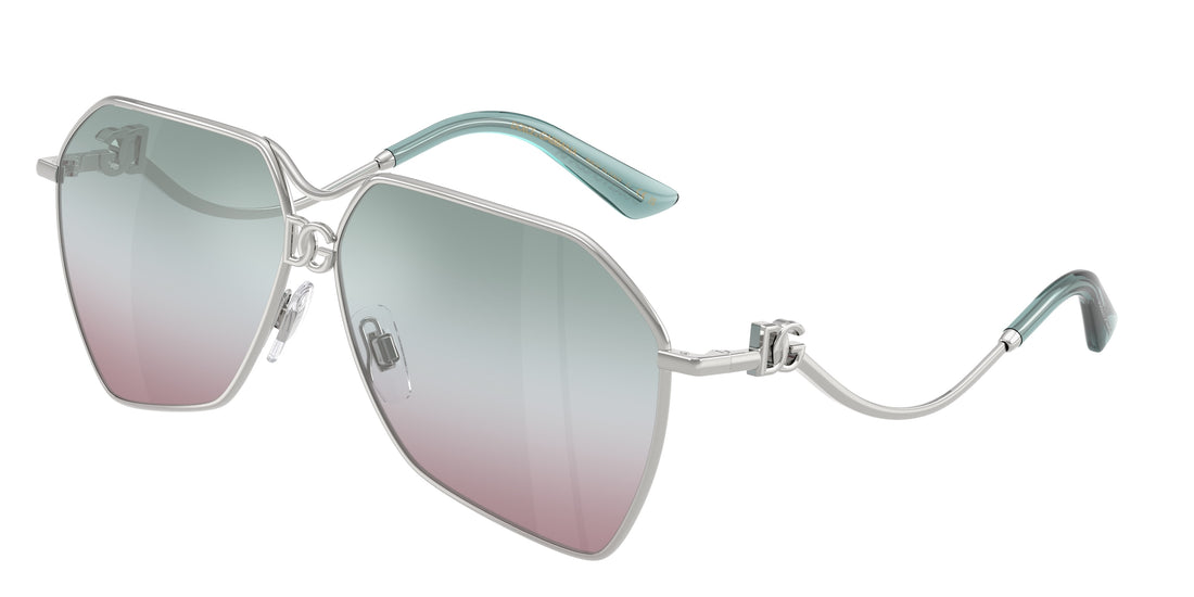 Sunglasses dolce & gabbana dg2326 05/el plateado pilot femenino size 62mm - Main view