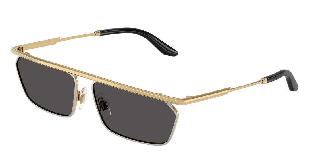 Óculos de sol dolce & gabbana dg2327 131387 dorado rectangular masculino tamanho 60mm - Vista principal