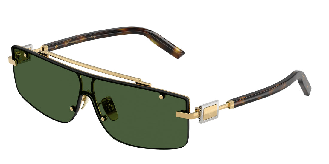 Óculos de sol dolce & gabbana dg2335 02/71 oro rectangular masculino tamanho 40mm - Vista principal