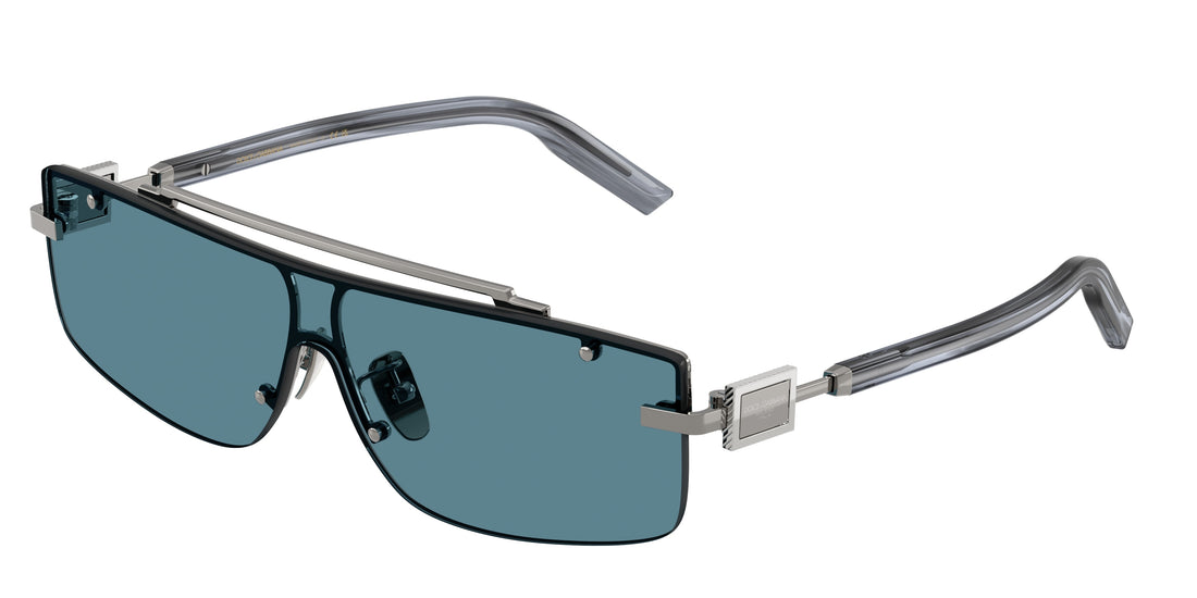 Óculos de sol dolce & gabbana dg2335 04/80 gris rectangular masculino tamanho 40mm - Vista principal