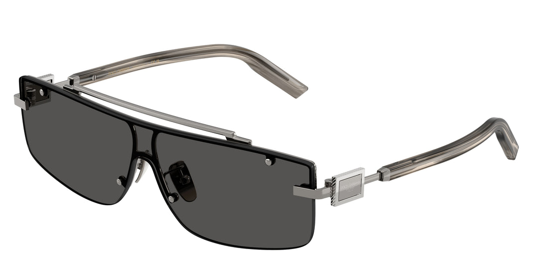 Óculos de sol dolce & gabbana dg2335 04/87 gris rectangular masculino tamanho 40mm - Vista principal