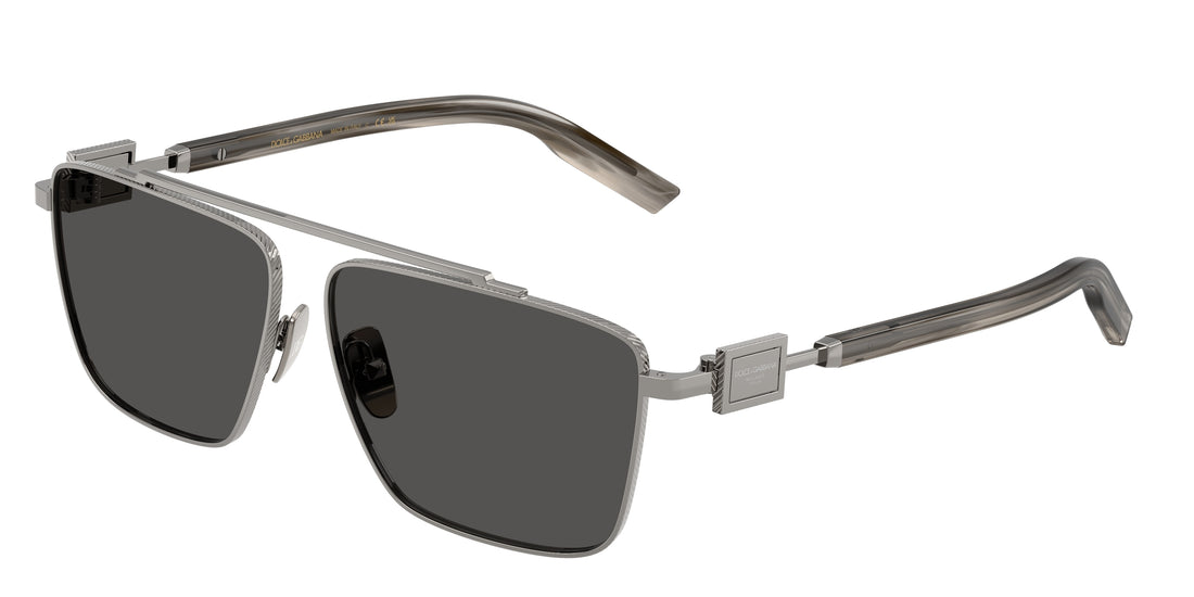 Óculos de sol dolce & gabbana dg2336 04/87 gris square masculino tamanho 59mm - Vista principal