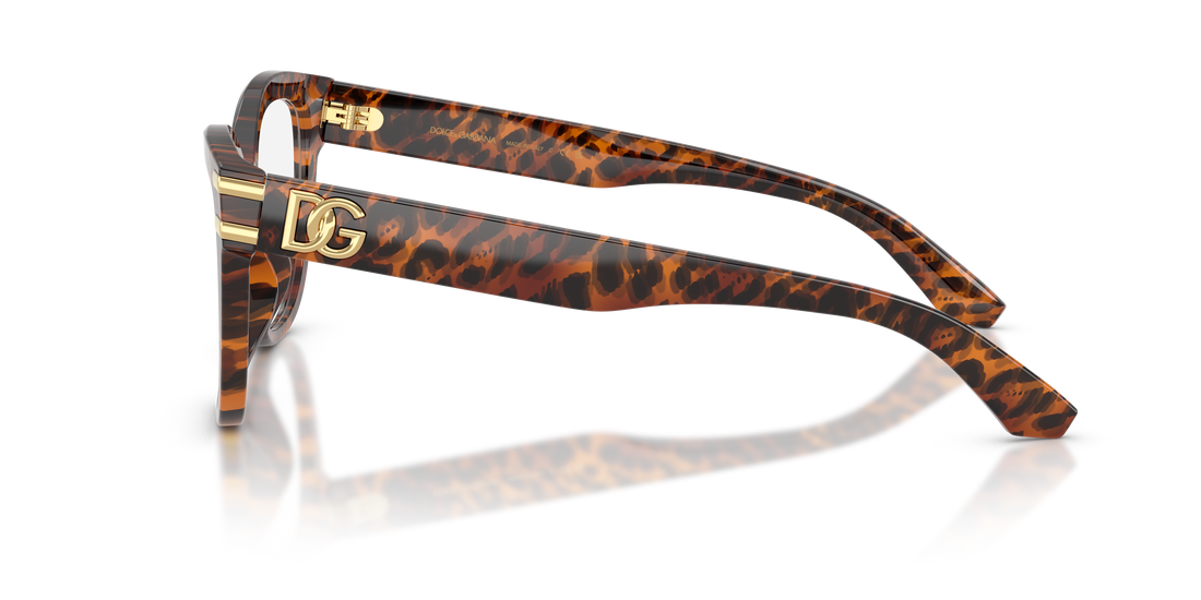 Gafas graduadas dolce & gabbana dg3418 3470 marron butterfly femenino talla 55mm - Vista de detalle