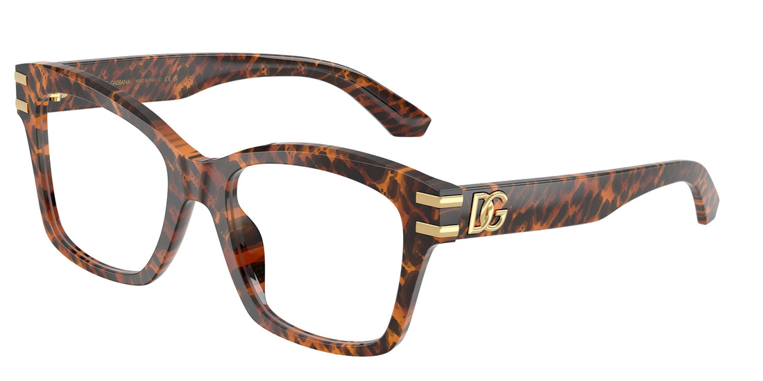 Gafas graduadas dolce & gabbana dg3419 3470 marron square femenino talla 54mm - Vista principal