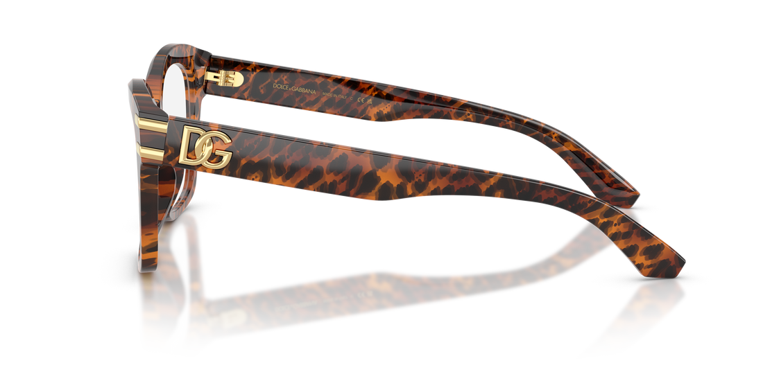 Gafas graduadas dolce & gabbana dg3419 3470 marron square femenino talla 54mm - Vista de detalle