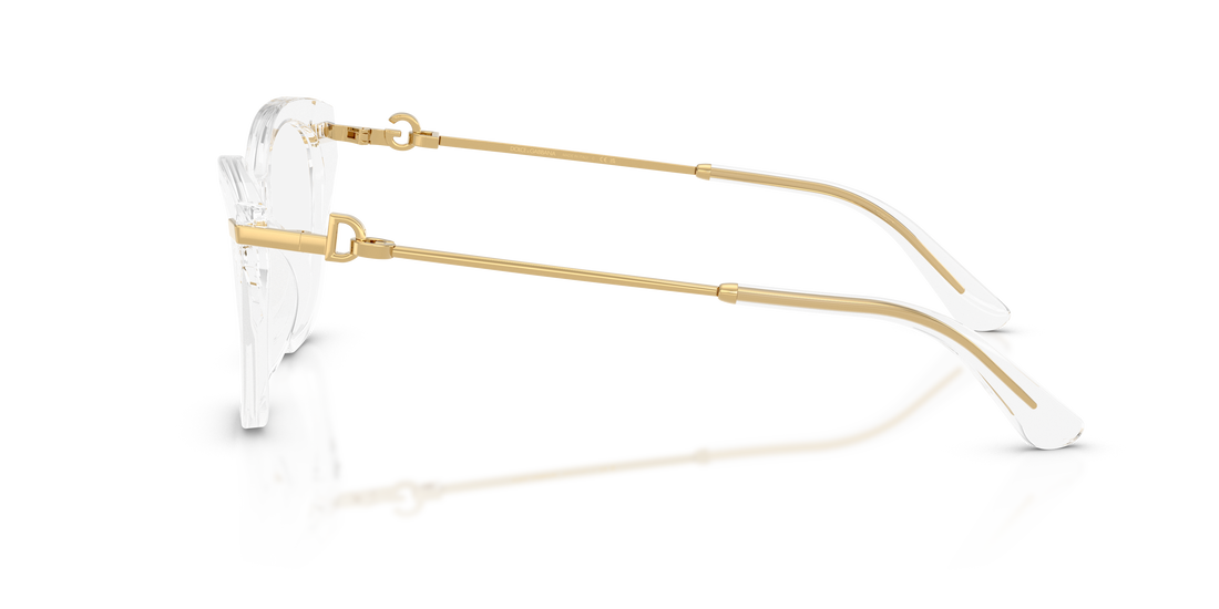 Lunettes de vue dolce & gabbana dg3428 3133 transparente butterfly femenina taille 51mm - Vue détaillée