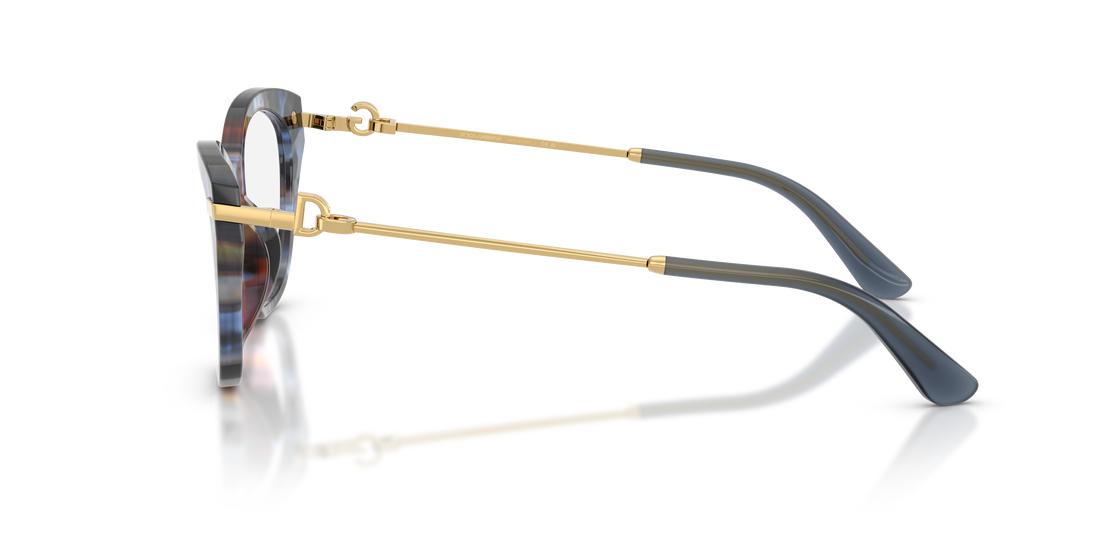 Occhiali da vista dolce & gabbana dg3428 3443 azul butterfly femenina taglia 53mm - Vista dettagliata