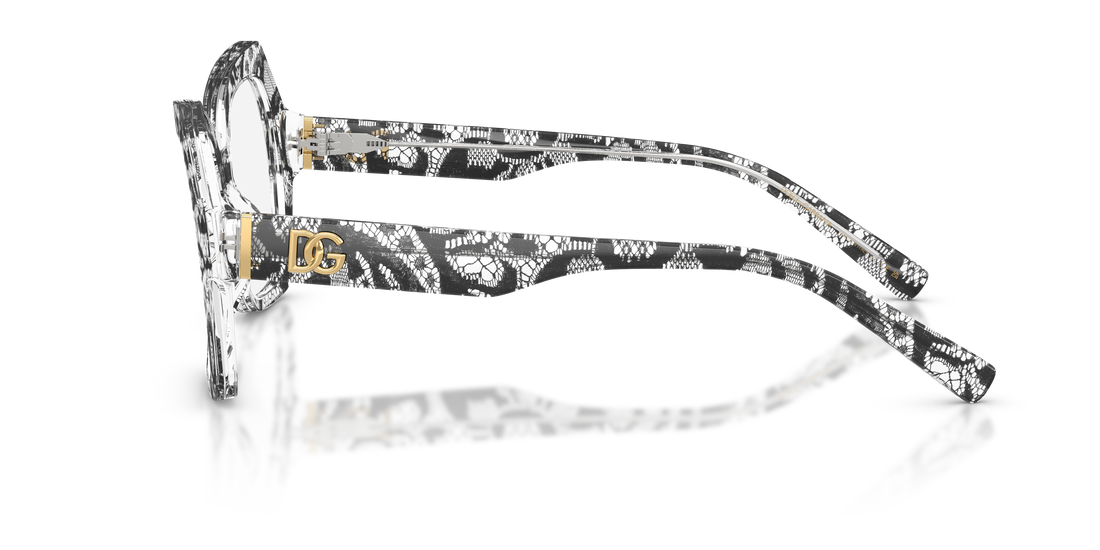 Gafas graduadas dolce & gabbana dg3429 3287 negro butterfly femenino talla 52mm - Vista de detalle