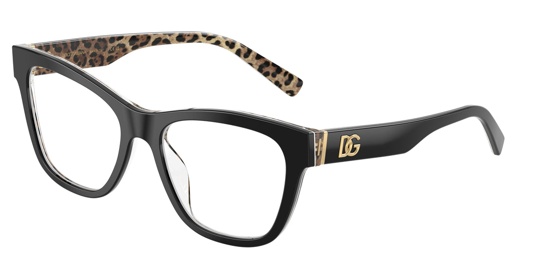 Gafas graduadas dolce & gabbana dg3430 3299 negro square femenino talla 55mm - Vista principal