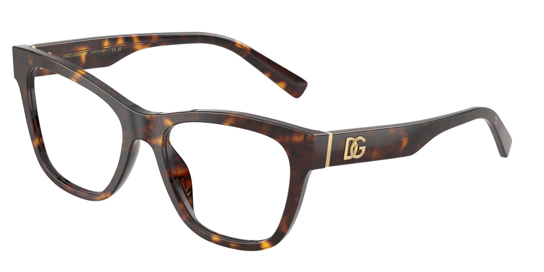 Gafas graduadas dolce & gabbana dg3430 502 havana square femenino talla 53mm - Vista principal