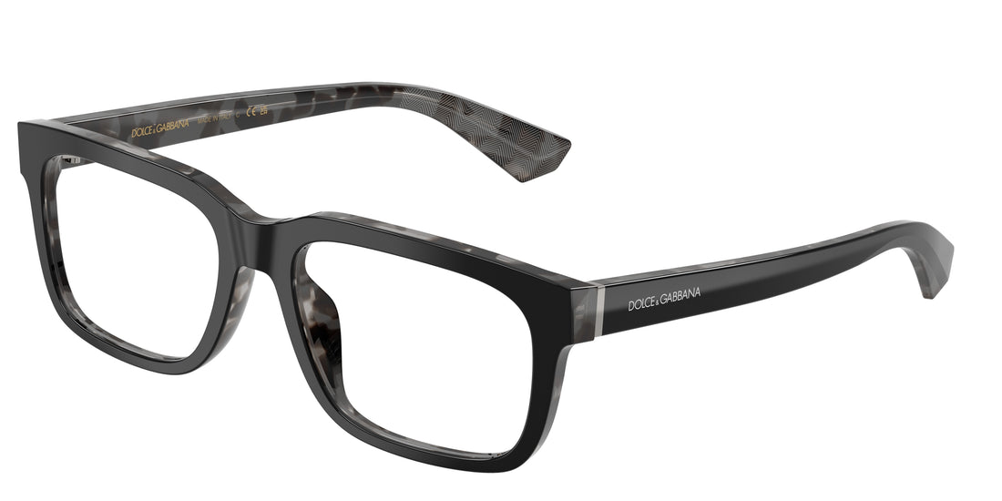 Gafas graduadas dolce & gabbana dg3432 3403 negro rectangular masculino talla 54mm - Vista principal