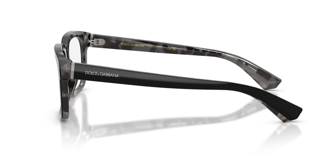 Gafas graduadas dolce & gabbana dg3432 3403 negro rectangular masculino talla 56mm - Vista de detalle
