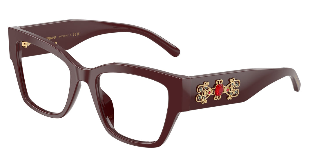 Gafas graduadas dolce & gabbana dg3435b 3091 rojo butterfly femenino talla 51mm - Vista principal