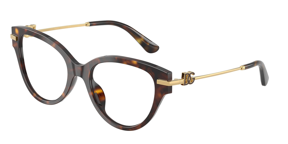 Brillen dolce & gabbana dg3438 502 havana butterfly femenino größe 51mm - Hauptansicht