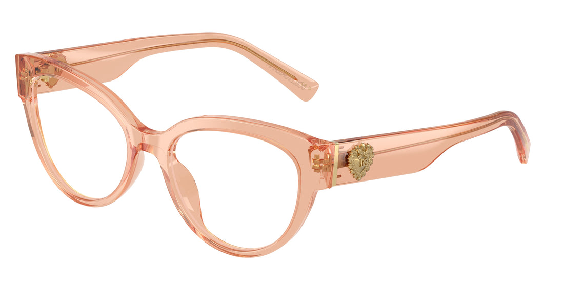 Brillen dolce & gabbana dg3440 3226 rosa cat eye femenino größe 54mm - Hauptansicht