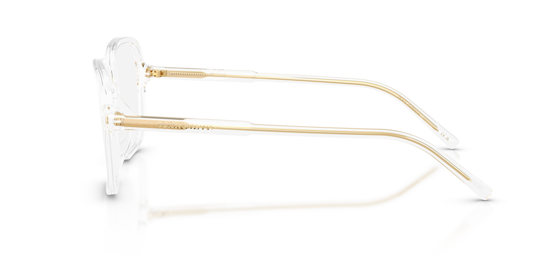 Gafas graduadas dolce & gabbana dg3442 3133 transparente square femenino talla 55mm - Vista de detalle